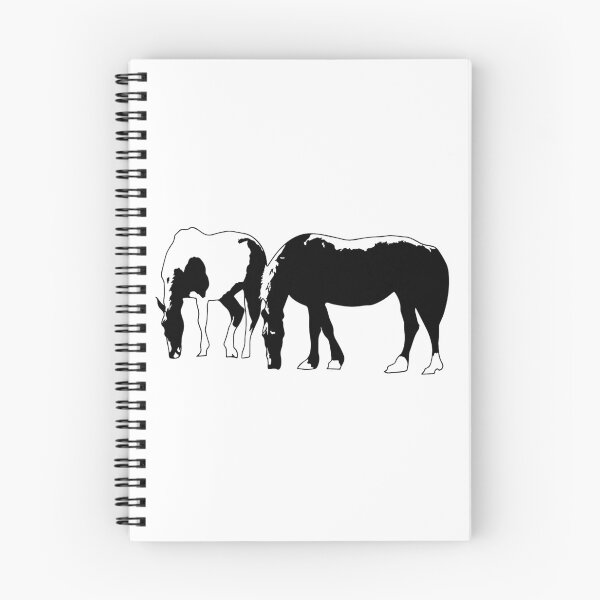 Item preview, Horses in a field Vector designed and sold by tribbledesign.