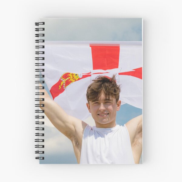 Item preview, A young man holding the flag of Northern Ireland designed and sold by Ben Gingell.