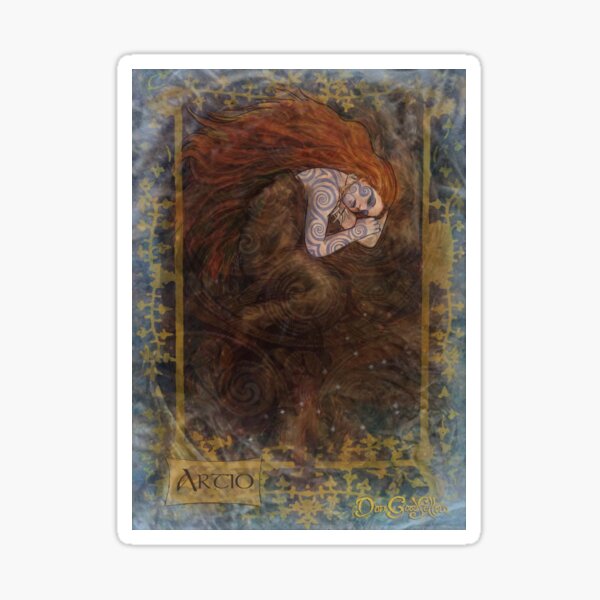 Celtic Goddess- Artio Sticker