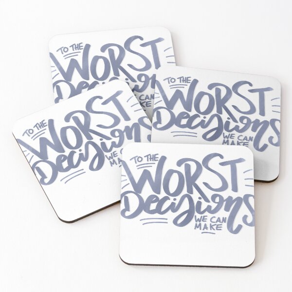 Item preview, the very worst decisions designed and sold by goddamn-emokid.
