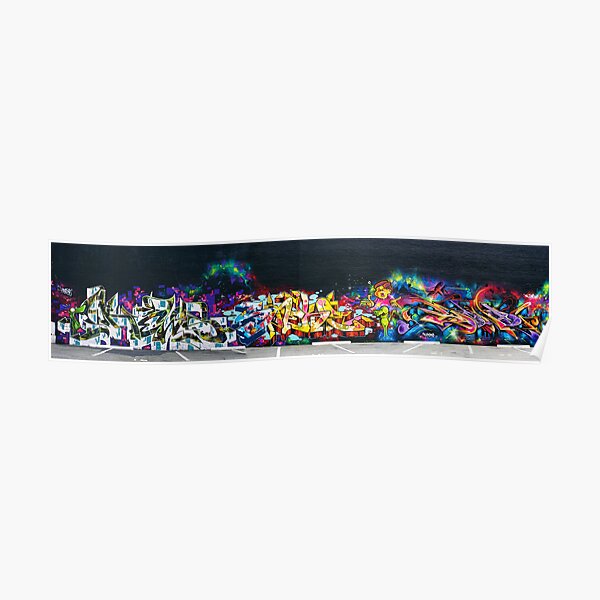The New Wall ( Hews, Sneke, Dondi by Rime & MYth ). Poster