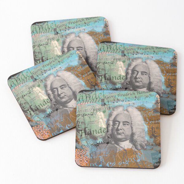 Item preview, Georg Friedrich Händel Portrait, Collage designed and sold by Mauswohn.