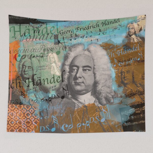 Item preview, Georg Friedrich Händel Portrait, Collage designed and sold by Mauswohn.