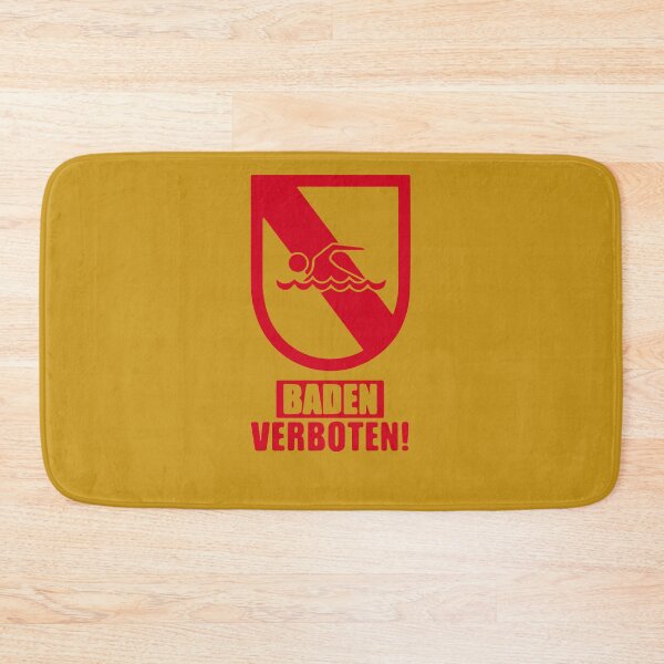 Item preview, Bathing forbidden! - Württemberg Swabia designed and sold by Schwaben Designs.