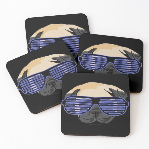 Item preview, Pug with a Blue Shade designed and sold by JaysonBangit.
