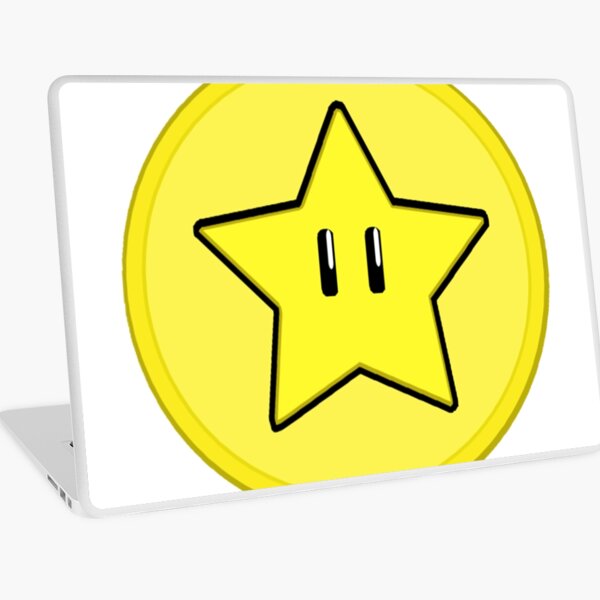 Laptop decor iPhone sticker. iMac Mario mushroom 1UP holographic sticker
