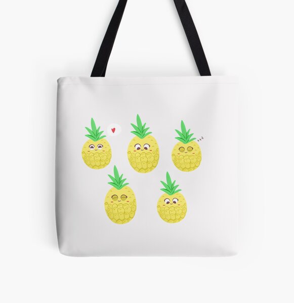 Pack of cute kawaii stickers All Over Print Tote Bag