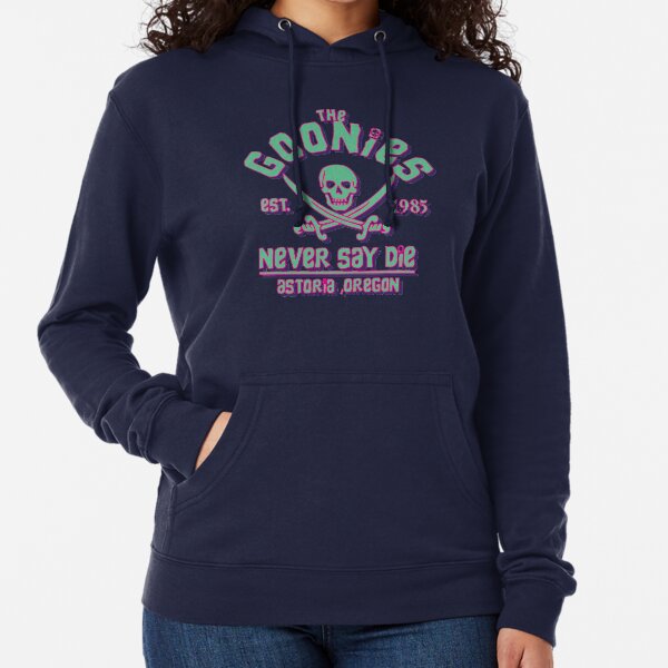 Goonies Never Say Die Mask Lightweight Hoodie