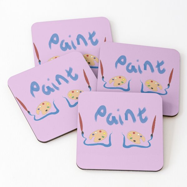 Item preview, Brush and palette paint pattern designed and sold by tetibright.