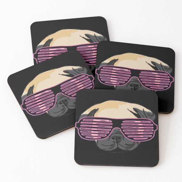Item preview, Pug with a Pink Shade designed and sold by JaysonBangit.