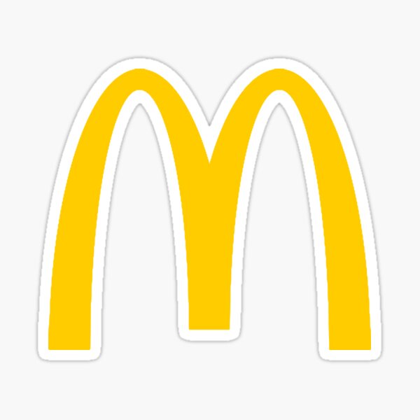 Logotipo de MacDonalds Pegatina