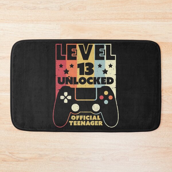 Item preview, 13th Birthday Print. Level 13 Unlocked, Official Teenager Graphic designed and sold by PackAPunch.