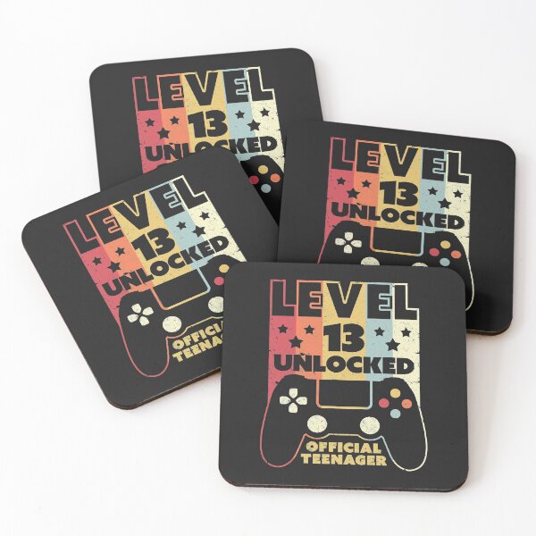 Item preview, 13th Birthday Print. Level 13 Unlocked, Official Teenager Graphic designed and sold by PackAPunch.