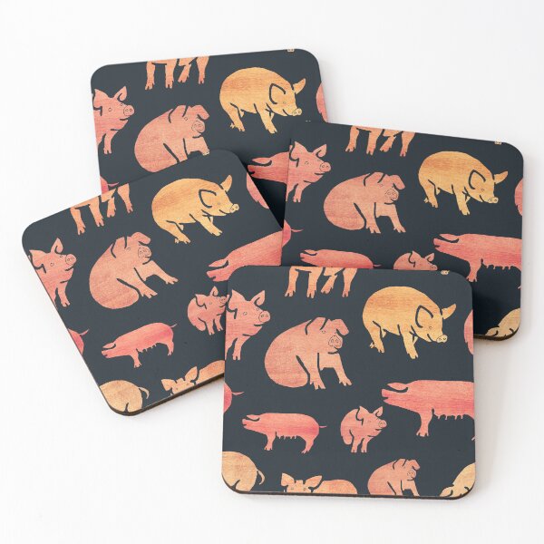 Item preview, Fancy Rosegold Piggies designed and sold by zeljkica.