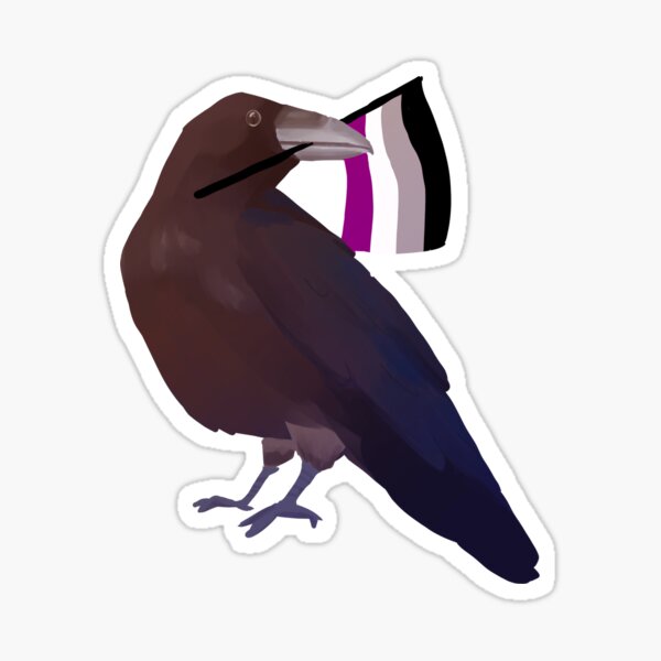 Artikel-Vorschau von Pride Raven Asexual, designt und verkauft von Cadiacat.