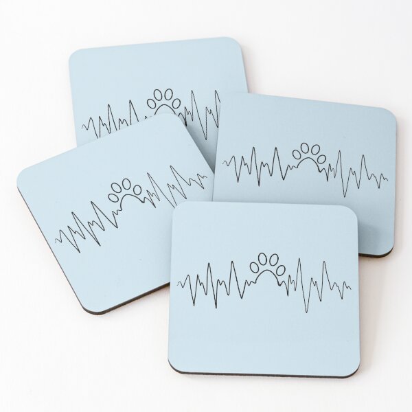 Item preview, Paw Print Heartbeat designed and sold by alisadesigns.