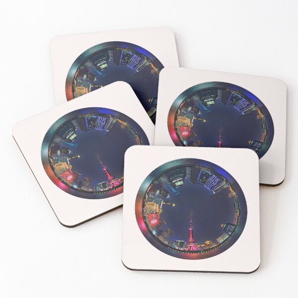 Item preview, Shanghai Circular Skyline - Circular Cityscape of Shanghai at night designed and sold by Warren Paul Harris.