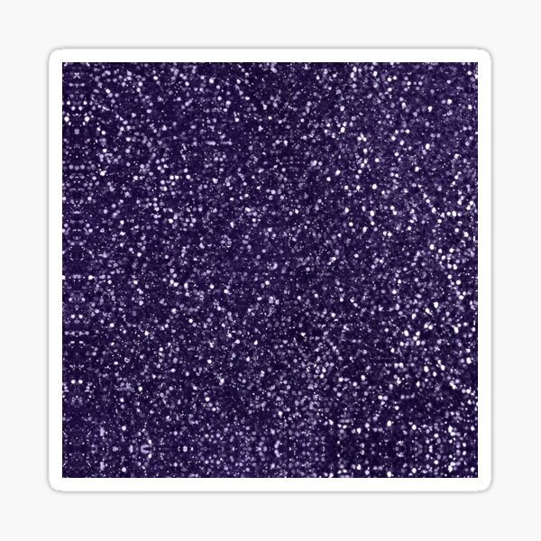 Sparkly Violet Purple Glitter Sticker