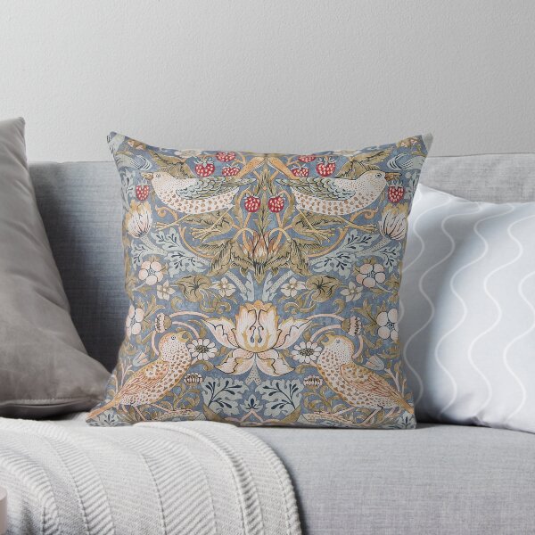 The Strawberry Thief Throw Pillow