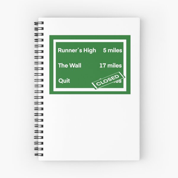 Item preview, Marathon running sign: when quitting is not an option designed and sold by MFGB-Creations.