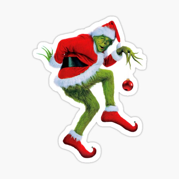 Grinch Christmas Stickers, 50 Pcs, Vinyl Waterproof Stickers For Laptop,skateboard,water  Bottles,computer,phone,guitar,anime Grinch Stickers For