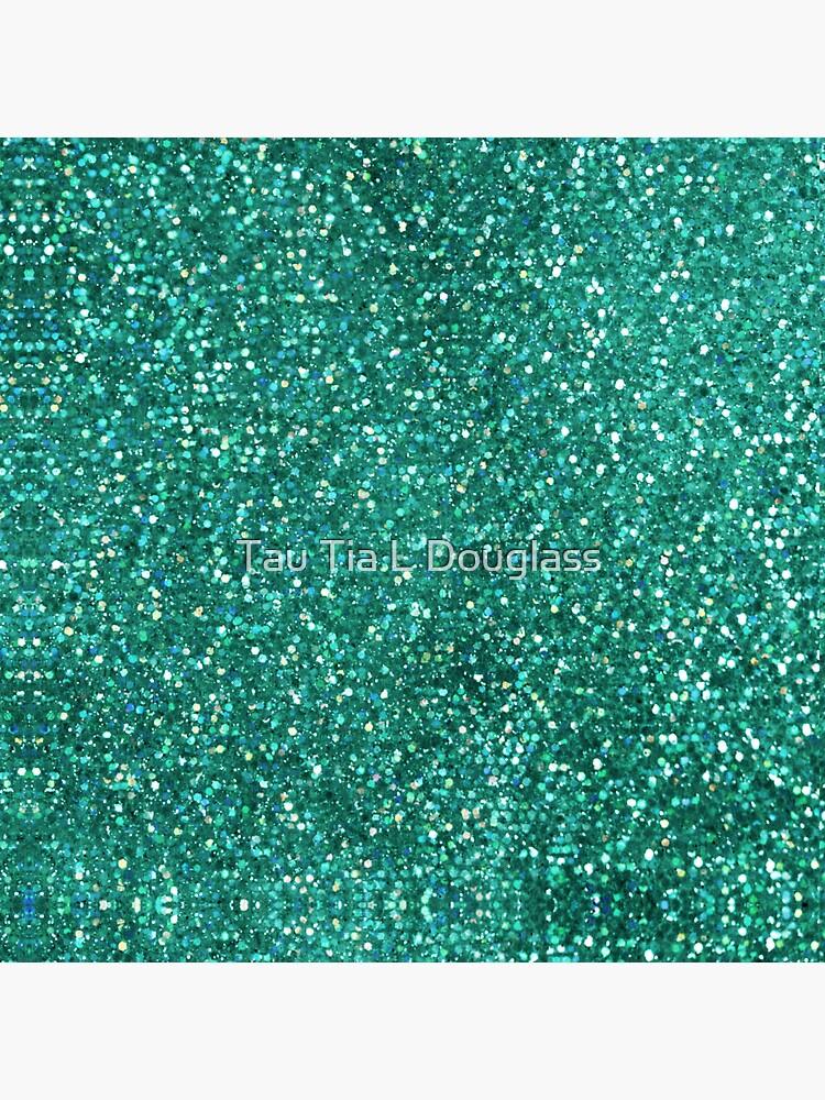 Sparkly Mermaid Green Aqua Glitter by PurplePeacock