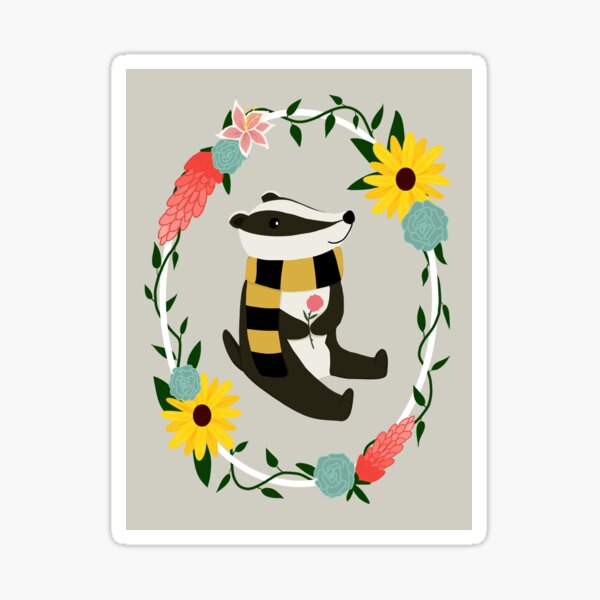 Cute badger 2 Sticker