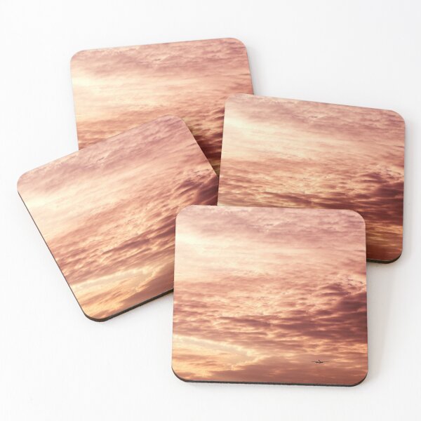 Item preview, Airplane flying away in awesome cloudy sunset sky designed and sold by dariazu.
