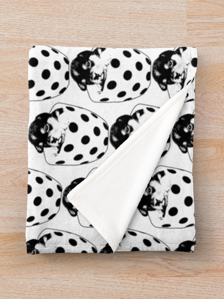 Alternate view of Pup In A Cup Vector Throw Blanket