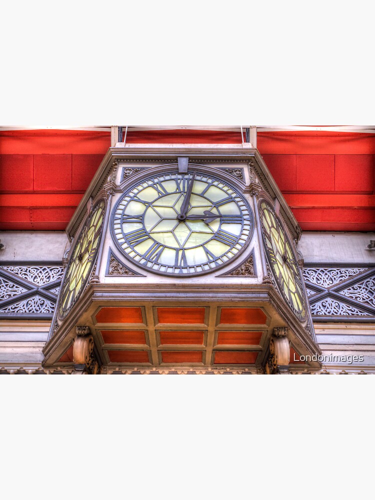 "Paddington Railway Station Clock" Sticker for Sale by Londonimages