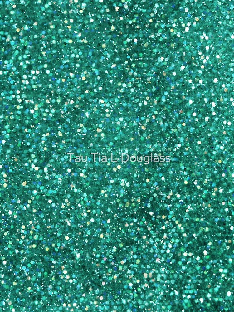 Sparkly Mermaid Green Aqua Glitter by PurplePeacock