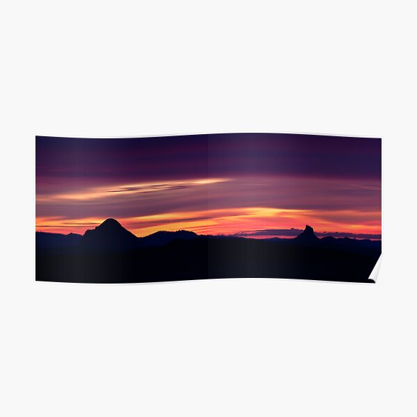 New Day over the Glasshouse Poster