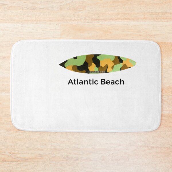 Item preview, ATLANTIC Beach NC Camo Surfboard designed and sold by barryknauff.