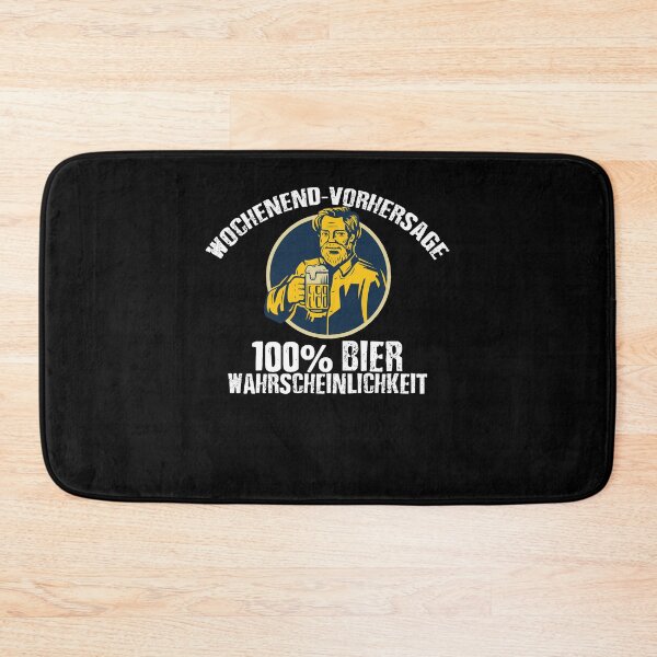 Item preview, Weekend forecast: 100% beer probability designed and sold by Schwaben Designs.