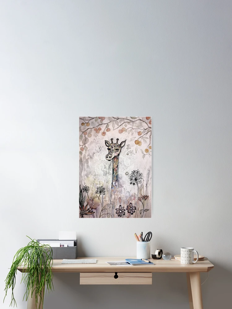 Thumbnail 2 of 3, Poster, Abstract Giraffe designed and sold by Adele Buys.