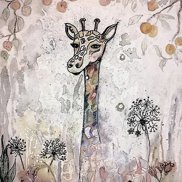 Artwork thumbnail, Abstract Giraffe by Adele Buys