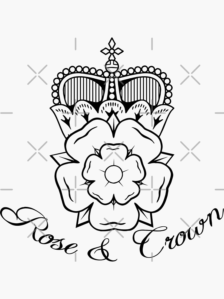 Rose and Crown Vector by tribbledesign