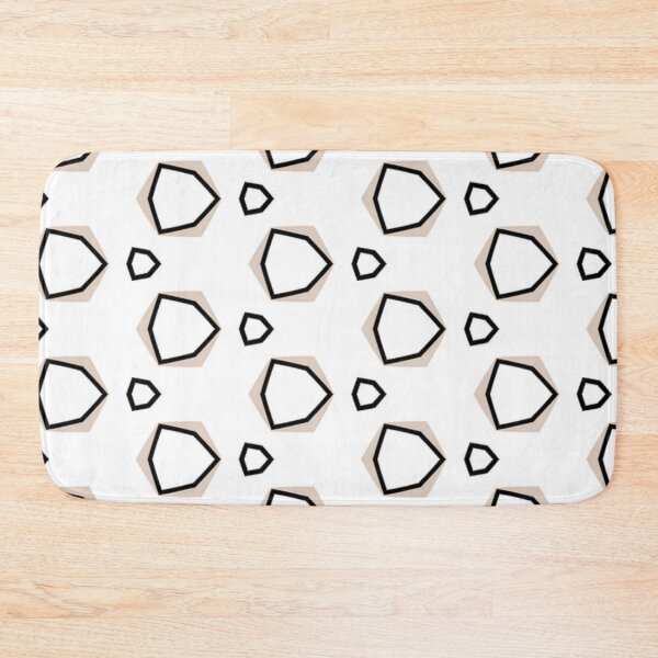 Item preview, White and Black Geometric Pattern designed and sold by Poetic Patterns Studio.