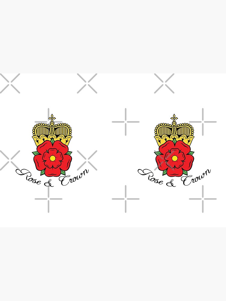 Colourful Rose and Crown Vector by tribbledesign