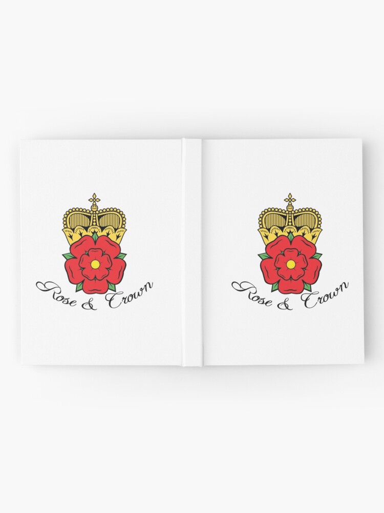Alternate view of Colourful Rose and Crown Vector Hardcover Journal