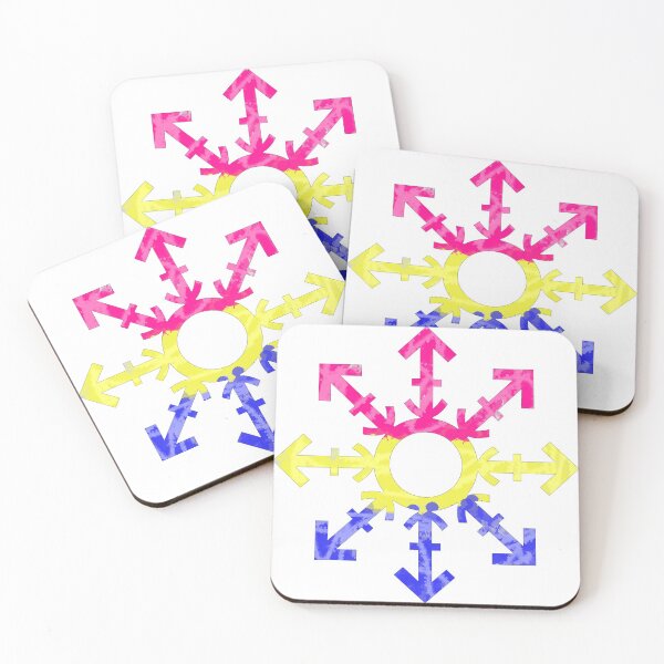 Item preview, Pansexual Chaos Magic Star designed and sold by Spartakeith.