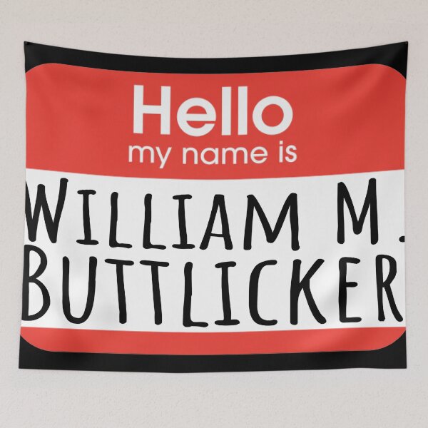 Item preview, William M. Buttlicker designed and sold by TheBoyTeacher.