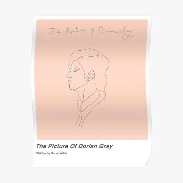 Dorian Gray Minimalist Poster Poster