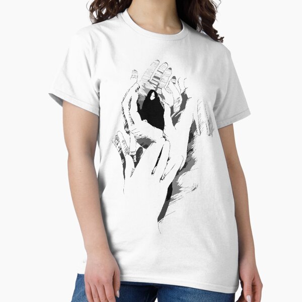 Item preview, hidden in hands - black and white designed and sold by He-Be.