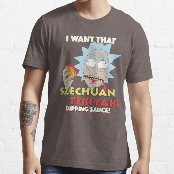 Rick And Morty Szechuan Teriyaki Dipping Sauce Essential T-Shirt