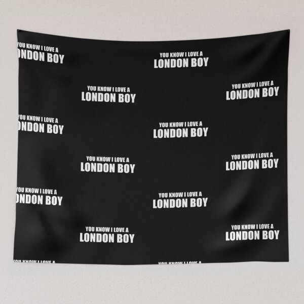 Item preview, You Know I Love a London Boy (Black) designed and sold by quoteedesigns.