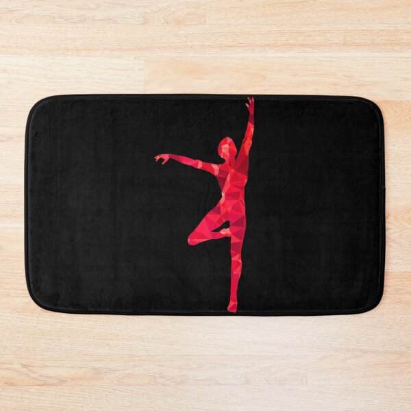 Item preview, Ballet dancer made of red polygons designed and sold by AndreasSteinweg.