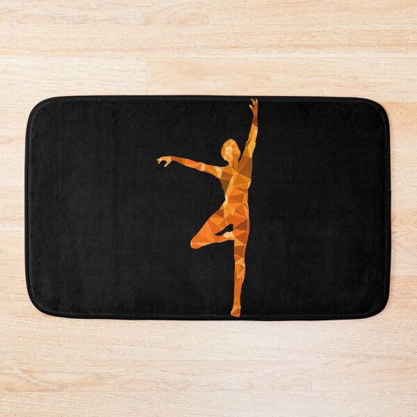 Item preview, Ballet dancer made of golden polygons designed and sold by AndreasSteinweg.