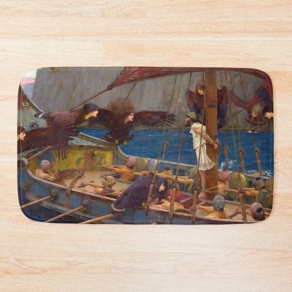 Item preview, Ulysses and the Sirens by John William Waterhouse (1891) designed and sold by allhistory.