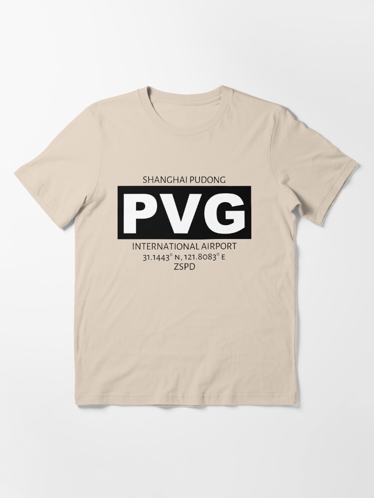 Alternate view of Shanghai Pudong International Airport PVG Essential T-Shirt